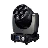 LED Moving Head Light RGBW Stage Light Mini Moving Beams Rotating Moving Head DMX512 Jade 7x40w Master-slave Auto Running