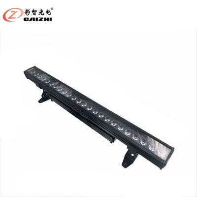 CAIZHI OEM ODM LED Wall Wash Light 24x10w DMX512 RGBW led stage light outdoor waterproof IP65 led bar washer light