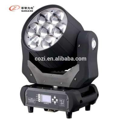 CAIZHI Professional Stage Lighting Mini 7x40W RGBW Disco Bar Coffee Shop hotel KTV night club dj zoom led moving head wash light